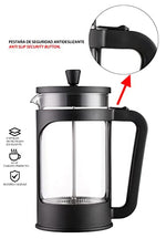 Charger l’image dans la visionneuse de la galerie, Vier Cafetière Théière À Presse Française De 1 Litre Verre Borosili...