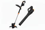 Charger l’image dans la visionneuse de la galerie, 20V Cordless String Trimmer & 360 CFM Leaf Blower Combo, 12-Inch Trimmer, 2 × 4.0Ah Batteries & Charger Included, Model WG930.3