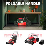Charger l’image dans la visionneuse de la galerie, 21-Inch 3-in-1 Gas Self-Propelled Lawn Mower, 170CC OHV Engine, Bagging/Mulching/Rear Discharge, 6 Height Adjustments, Steel Deck, Rear-Wheel Drive