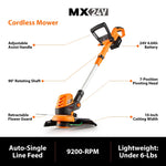 Charger l’image dans la visionneuse de la galerie, 15" Electric Corded Lawn Mower, 11AMP Push Mower, Lightweight & Efficient for Small Lawns