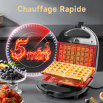 Charger l’image dans la visionneuse de la galerie, Gaufrier 3 en 1 Sandwich et Panini 750 W