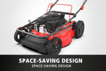 Charger l’image dans la visionneuse de la galerie, 21" Gas Lawn Mower, 144cc OHV Engine, 3-in-1 Push Mower with Bagging, Mulching & Side Discharge