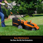 Charger l’image dans la visionneuse de la galerie, 15" Electric Corded Lawn Mower, 11AMP Push Mower, Lightweight & Efficient for Small Lawns