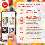 Charger l’image dans la visionneuse de la galerie, Moulinex Mix Move Blender Mixeur 300W Capacité Utile 0 6 L 2 Boutei...