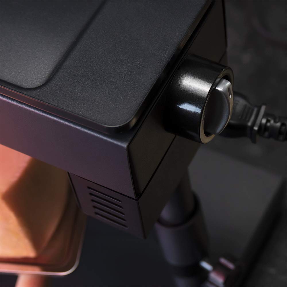 Raclette traditionnelle avec gril – 600 W, Thermostat réglable, Acier inox