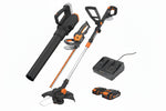 Charger l’image dans la visionneuse de la galerie, 20V 12'' Cordless String Trimmer, 360 CFM Leaf Blower &amp; 22'' Hedge Trimmer Combo, 2 Batteries &amp; Charger Included, WG931