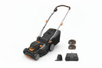 Charger l’image dans la visionneuse de la galerie, Nitro 16" Cordless Lawn Mower, 2 in 1 Electric Mower with with Brushless Motor, Lightweight Push Lawn Mower for 1/4 Acre, 2 Batteries &amp; Charger Included, WG737