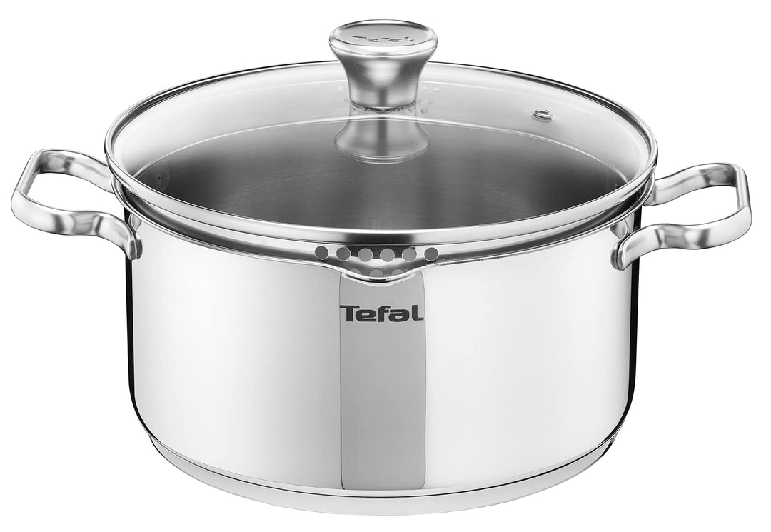 Tefal Faitout 24 Cm Induction Acier Inoxydable 18 10 Garantie 10 An...
