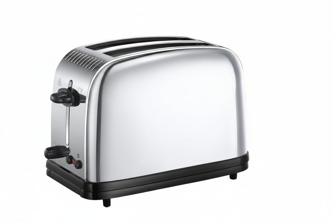 Grille-Pain 2 Tranches Inox – 6 Niveaux