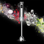 Charger l’image dans la visionneuse de la galerie, Mixeur plongeant 1500 W – 21 vitesses + Turbo, Lames en titane, Pied XL