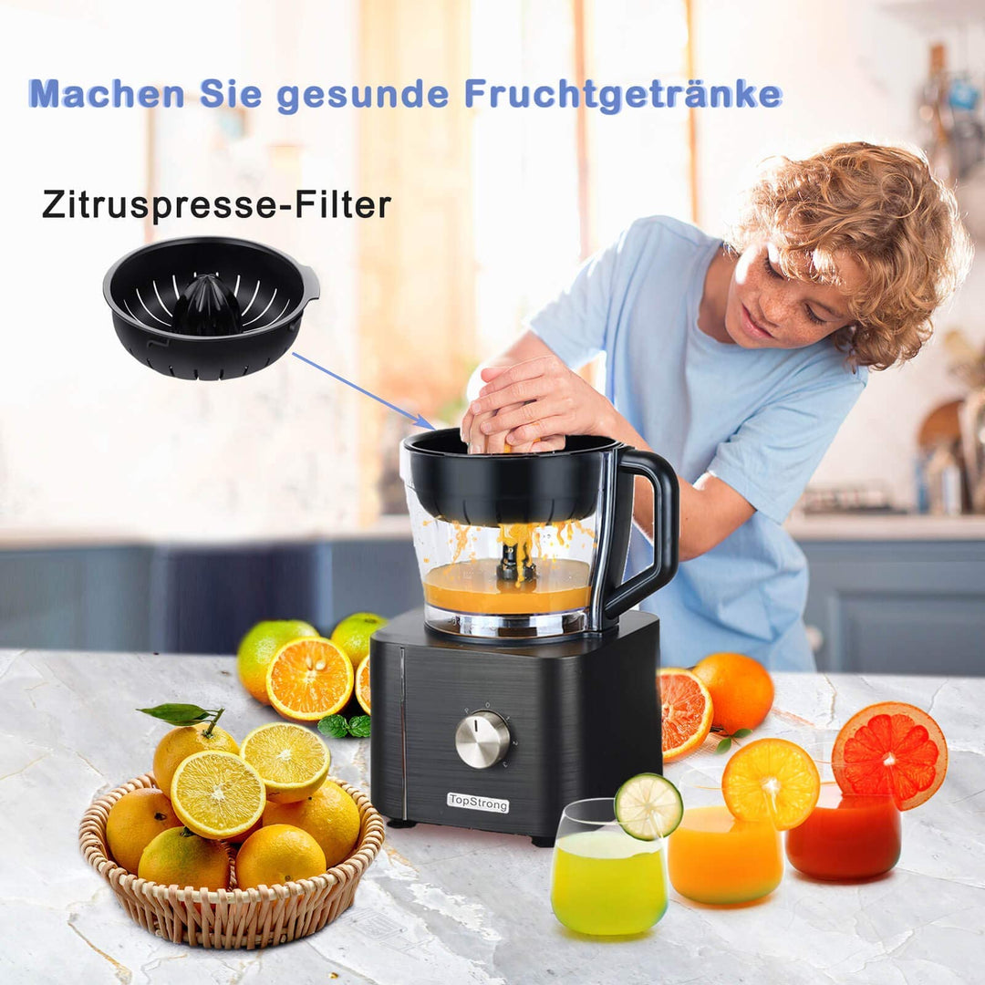 Topstrong Robot Cuisine Multifonction 1100W Robot Multifonction 11...
