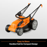 Charger l’image dans la visionneuse de la galerie, 16" Electric Lawn Mower, 12AMP Corded Push Mower, Lightweight &amp; Efficient for Small to Medium Lawns