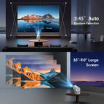 Charger l’image dans la visionneuse de la galerie, Mini Vidéoprojecteur WiFi Bluetooth 1080P