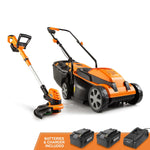 Charger l’image dans la visionneuse de la galerie, 15" Electric Corded Lawn Mower, 11AMP Push Mower, Lightweight &amp; Efficient for Small Lawns