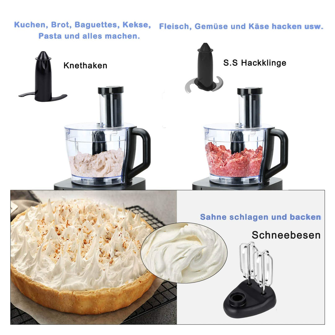 Topstrong Robot Cuisine Multifonction 1100W Robot Multifonction 11...