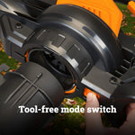 Charger l’image dans la visionneuse de la galerie, Cordless 3-in-1 Leaf Blower with Vacuum &amp; Mulcher, Brushless Motor, 2-Speed Control, Battery Not Included, Model WG583.9