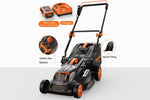 Charger l’image dans la visionneuse de la galerie, LD40A 19Inch Brushless Lawn Mower, 40V Powerful Cordless Lawn Mower, Effortless Single-Lever Height Adjustment, 3-Step Foldable Handle &amp; Vertical Storage, 2-in-1 Mulching &amp; Bagging