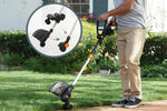 Charger l’image dans la visionneuse de la galerie, 20V Cordless String Trimmer &amp; 360 CFM Leaf Blower Combo, 12-Inch Trimmer, 2 × 4.0Ah Batteries &amp; Charger Included, Model WG930.3