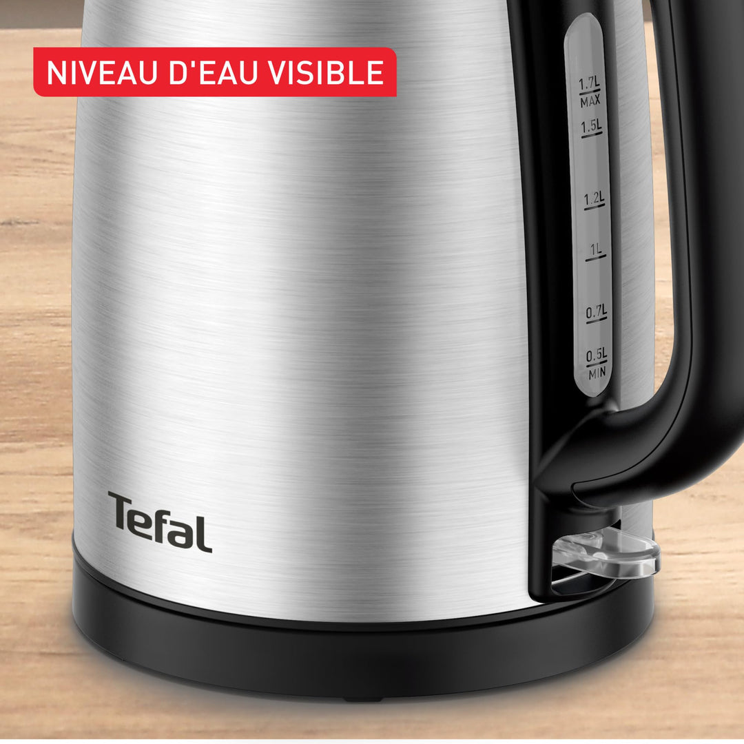 Tefal Bouilloire En Inox 1 7L 2200W Pour Une Ébullition Rapide Arrê...
