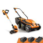 Charger l’image dans la visionneuse de la galerie, 15" Electric Corded Lawn Mower, 11AMP Push Mower, Lightweight &amp; Efficient for Small Lawns