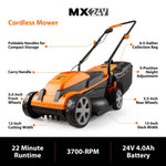 Charger l’image dans la visionneuse de la galerie, 15" Electric Corded Lawn Mower, 11AMP Push Mower, Lightweight &amp; Efficient for Small Lawns