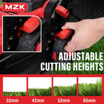 Charger l’image dans la visionneuse de la galerie, 20V 13" Electric Lawn Mower, Brushless Cordless Lawn Mower with 4-Position Height Adjustment, Walk-Behind Push Mowers with 8 Gallon Grass Bag, 2 x 4.0Ah Batteries &amp; Charger Included, LM13B8, Red