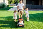 Charger l’image dans la visionneuse de la galerie, 13" Cordless Electric Lawn Mower, 20V Battery Powered, Lightweight Push Mower, 5 Height Adjustments, 4.0Ah Battery Included