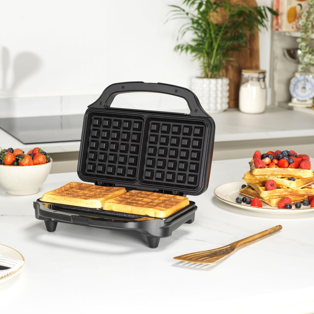 Salter Double Gaufrier Plaques De Gaufres Doubles Non Adhésives Rem...