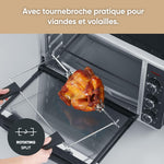 Charger l’image dans la visionneuse de la galerie, Severin Mini-Four À Chaleur Tournante 42 L Avec Pierre À Pizza Et T...