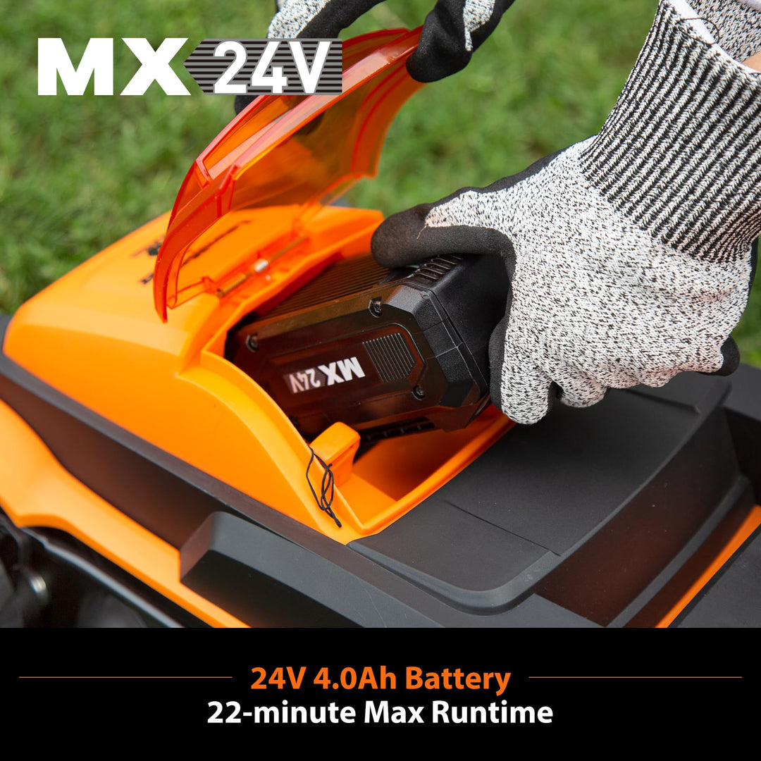 15" Electric Corded Lawn Mower, 11AMP Push Mower, Lightweight & Efficient for Small Lawns