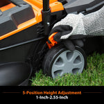 Charger l’image dans la visionneuse de la galerie, 15" Electric Corded Lawn Mower, 11AMP Push Mower, Lightweight &amp; Efficient for Small Lawns