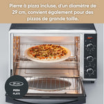 Charger l’image dans la visionneuse de la galerie, Severin Mini-Four À Chaleur Tournante 42 L Avec Pierre À Pizza Et T...